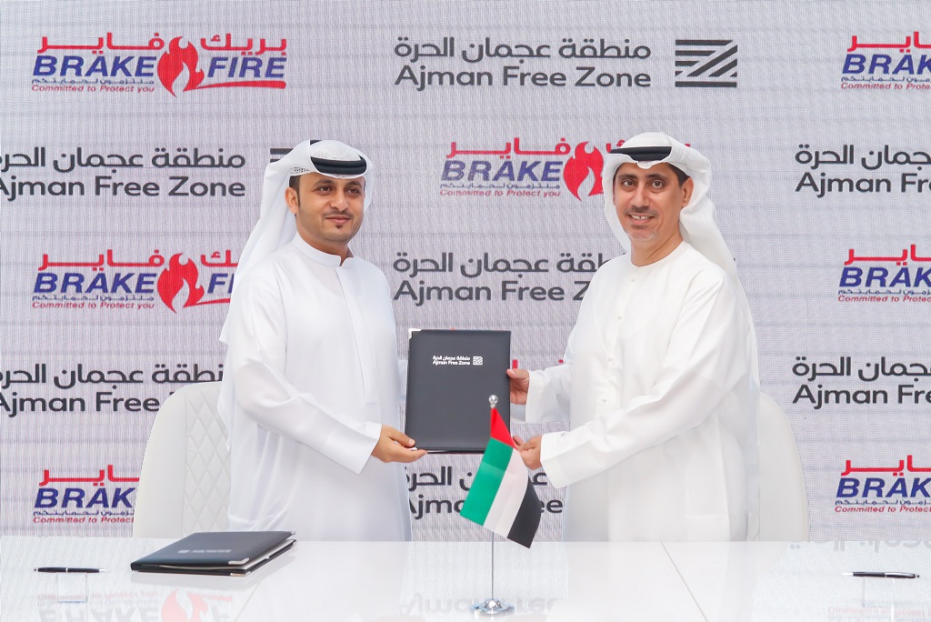 Ajman Free Zone signs strategic security and safety partnership with