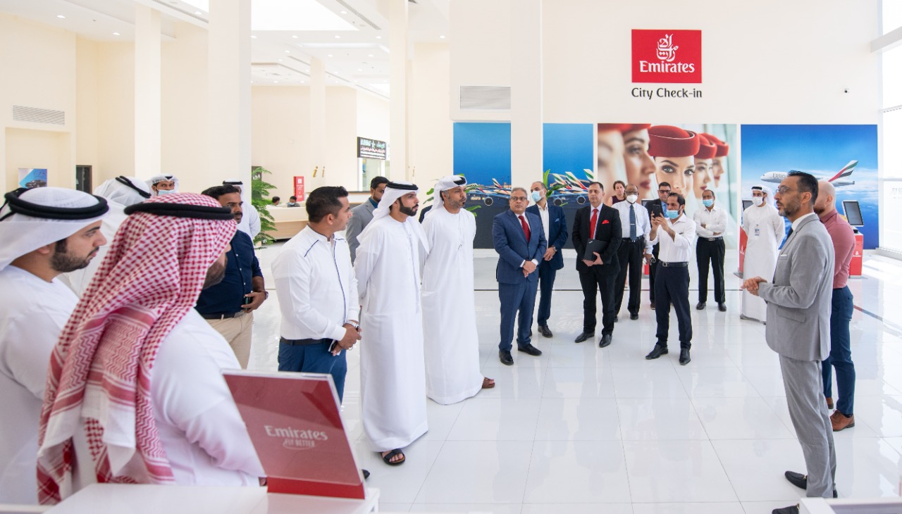 Ajman Tourism organizes an introductory tour of the Emirates checkin