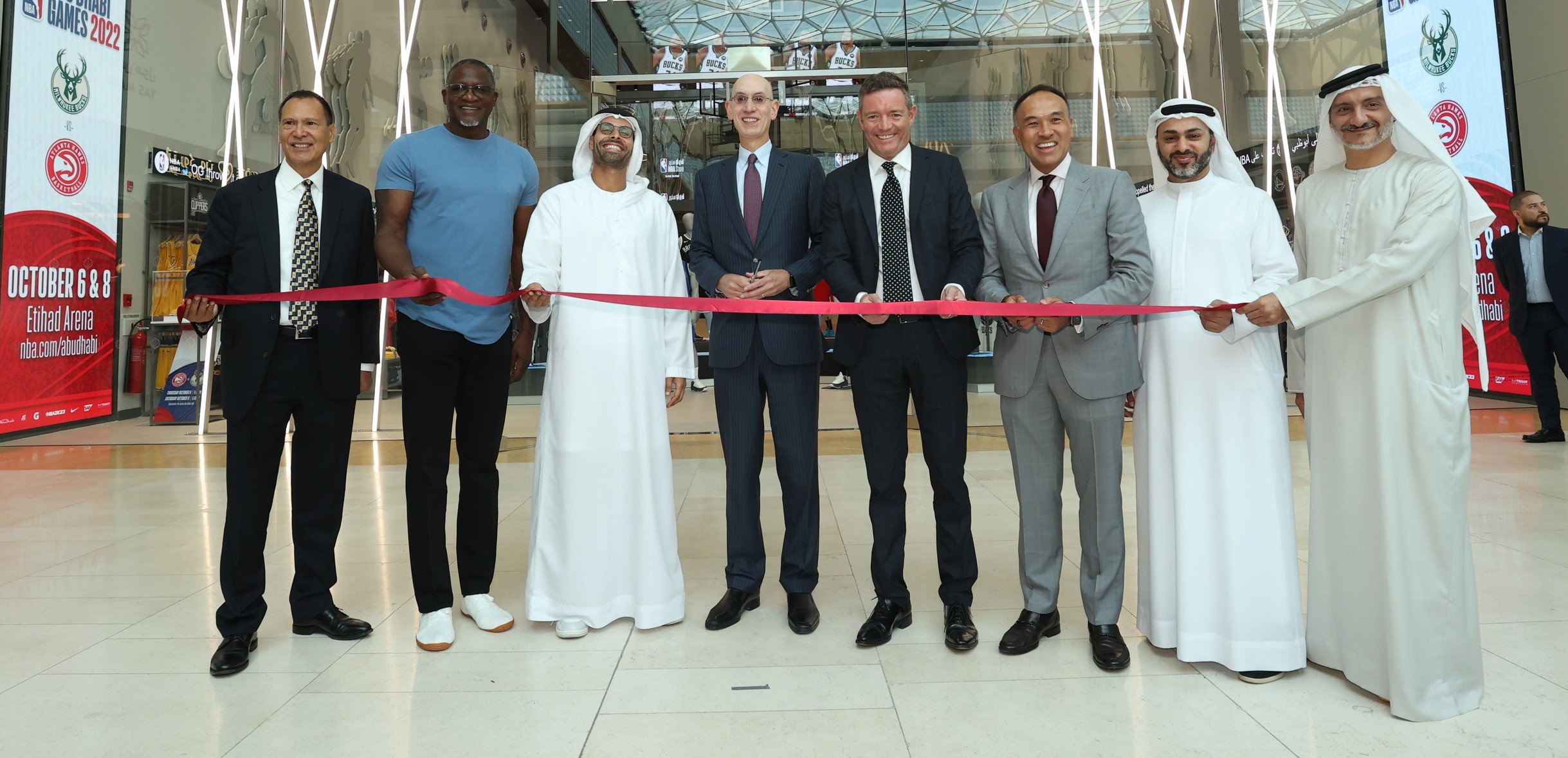 NBA and Al Mana Fashion opens first brickandmortar NBA Store UAE