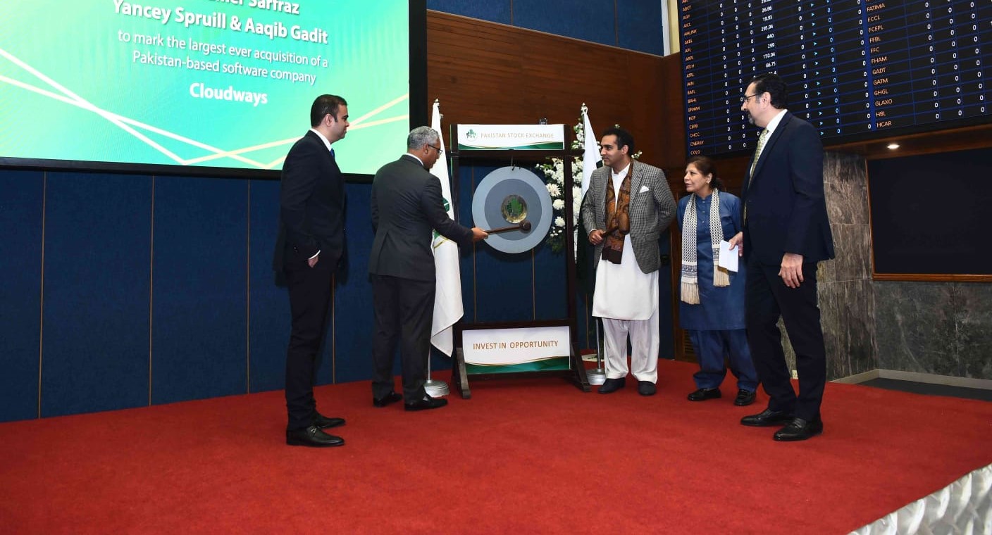 PSX hosts Gong Ceremony to Mark the Acquisition of Cloudways by