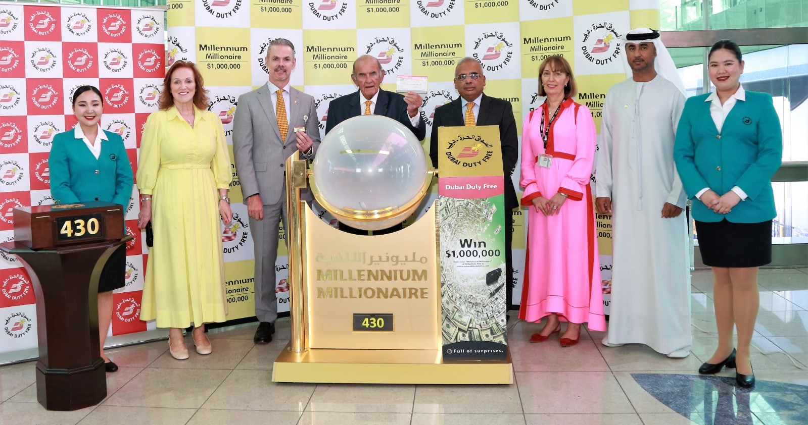 Aircraft Engineer Wins US1 Million in Dubai Duty Free Millennium