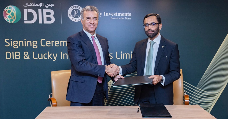 Lucky Investments and DIB Pakistan executive team during MOU signing